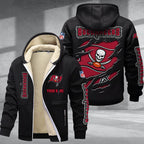 Tampa Bay Buccaneers Premium Sherpa-Lined Winter Hoodie – Personalized Edition