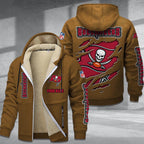 Tampa Bay Buccaneers Premium Sherpa-Lined Winter Hoodie – Personalized Edition