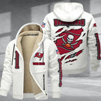 Tampa Bay Buccaneers Premium Sherpa-Lined Winter Hoodie – Personalized Edition