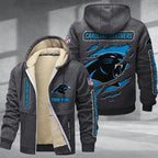 Carolina Panthers Premium Sherpa-Lined Winter Hoodie – Personalized Edition