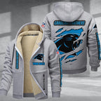 Carolina Panthers Premium Sherpa-Lined Winter Hoodie – Personalized Edition