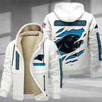 Carolina Panthers Premium Sherpa-Lined Winter Hoodie – Personalized Edition