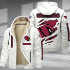 Arizona Cardinals Premium Sherpa-Lined Winter Hoodie – Personalized Edition