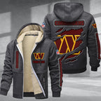 Washington Commanders Premium Sherpa-Lined Winter Hoodie – Personalized Edition