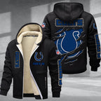 Indianapolis Colts Premium Sherpa-Lined Winter Hoodie – Personalized Edition