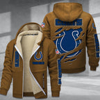 Indianapolis Colts Premium Sherpa-Lined Winter Hoodie – Personalized Edition