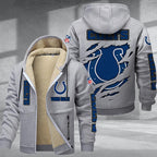 Indianapolis Colts Premium Sherpa-Lined Winter Hoodie – Personalized Edition