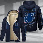 Indianapolis Colts Premium Sherpa-Lined Winter Hoodie – Personalized Edition