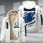 Indianapolis Colts Premium Sherpa-Lined Winter Hoodie – Personalized Edition
