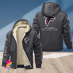 Atlanta Falcons Multicolor Thick Zip-Up Hoodie