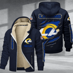 Los Angeles Rams Premium Thick Zip-Up Hoodie