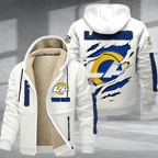 Los Angeles Rams Premium Thick Zip-Up Hoodie