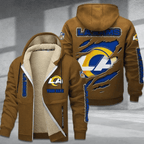 Los Angeles Rams Premium Thick Zip-Up Hoodie