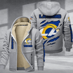 Los Angeles Rams Premium Thick Zip-Up Hoodie