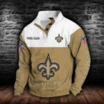 New Orleans Saints Collar Hoodie