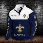 New Orleans Saints Collar Hoodie