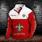New Orleans Saints Collar Hoodie