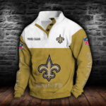 New Orleans Saints Collar Hoodie