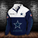 Dallas Cowboys Double Breasted Stand Collar Hoodie