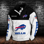 Buffalo Bills Double Breasted Stand Collar Hoodie