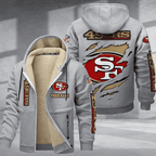 San Francisco 49ers Premium Thick Zip-Up Hoodie