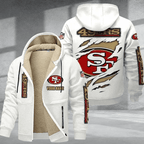 San Francisco 49ers Premium Thick Zip-Up Hoodie