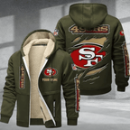San Francisco 49ers Premium Thick Zip-Up Hoodie