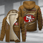 San Francisco 49ers Premium Thick Zip-Up Hoodie