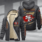 San Francisco 49ers Premium Thick Zip-Up Hoodie