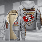 San Francisco 49ers Premium Thick Zip-Up Hoodie