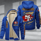 San Francisco 49ers Premium Thick Zip-Up Hoodie