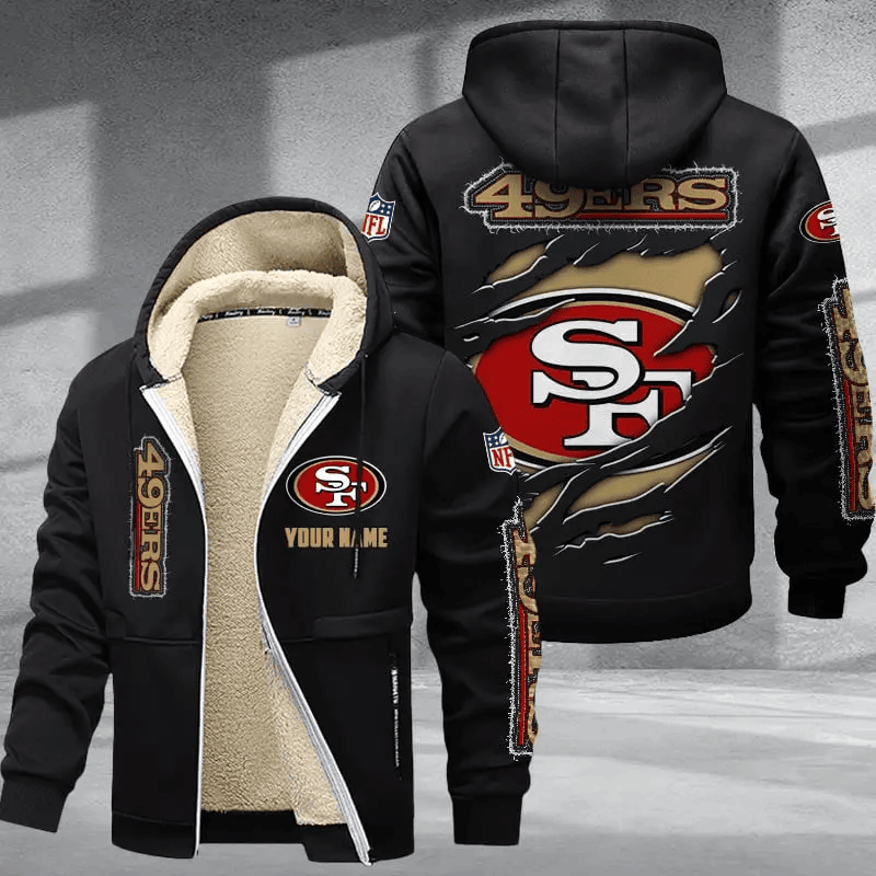 San Francisco 49ers Premium Thick Zip-Up Hoodie Main image