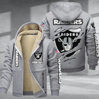 Las Vegas Raiders Premium Thick Zip-Up Hoodie
