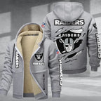 Las Vegas Raiders Premium Thick Zip-Up Hoodie