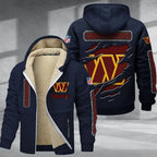Washington Commanders Thickened Zipper Hoodies