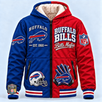 Buffalo Bills Thick Zip Up Hoodie