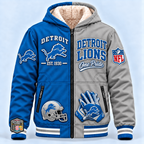 Detroit Lions Thick Zip Up Hoodie