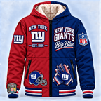 New York Giants Thick Zip Up Hoodie