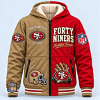San Francisco 49ers Thick Zip Up Hoodie