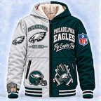 Philadelphia Eagles Thick Zip Up Hoodie