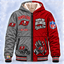 Tampa Bay Buccaneers Thick Zip Up Hoodie