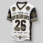 New Orleans Saints | Premium NFL Legacy Pride V-Neck Jersey