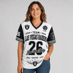 Las Vegas Raiders | Premium NFL Legacy Pride V-Neck Jersey