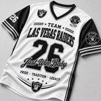 Las Vegas Raiders | Premium NFL Legacy Pride V-Neck Jersey