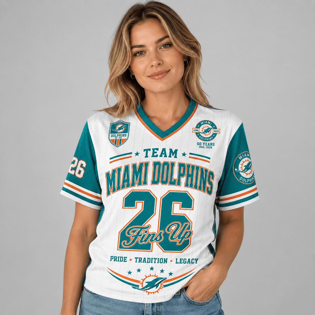 Miami Dolphins | Premium NFL Legacy Pride V-Neck Jersey