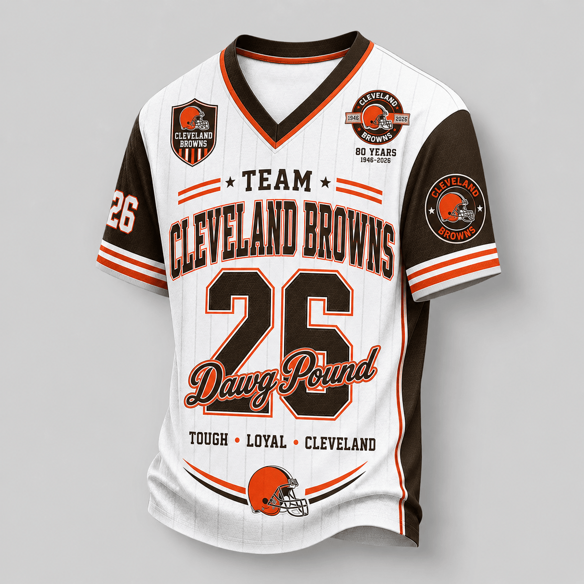 Cleveland Browns | Premium NFL Legacy Pride V-Neck Jersey Main image