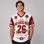 San Francisco 49ers | Premium NFL Legacy Pride V-Neck Jersey