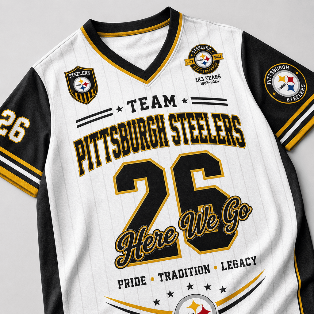 Pittsburgh Steelers | Premium NFL Legacy Pride V-Neck Jersey