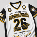 Pittsburgh Steelers | Premium NFL Legacy Pride V-Neck Jersey