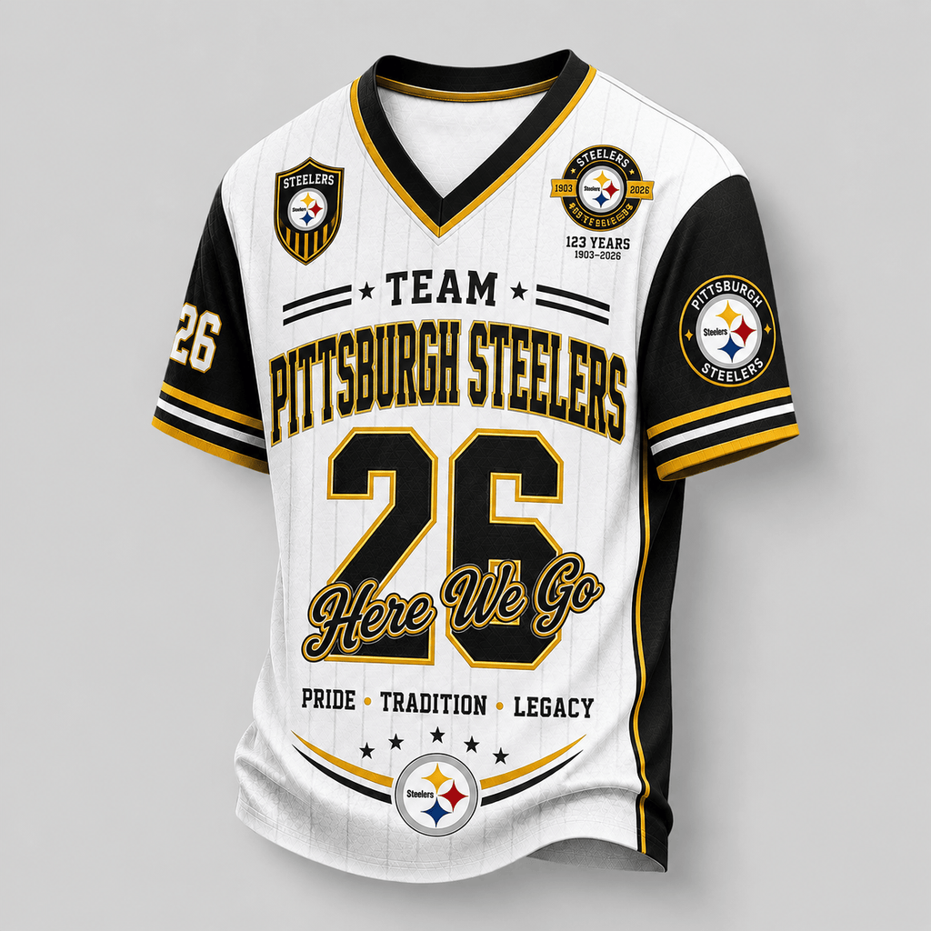 Pittsburgh Steelers | Premium NFL Legacy Pride V-Neck Jersey